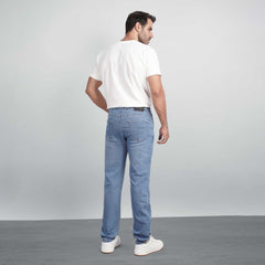 Men's Regular Fit Denim Jeans – Classic Straight Leg Casual Pants