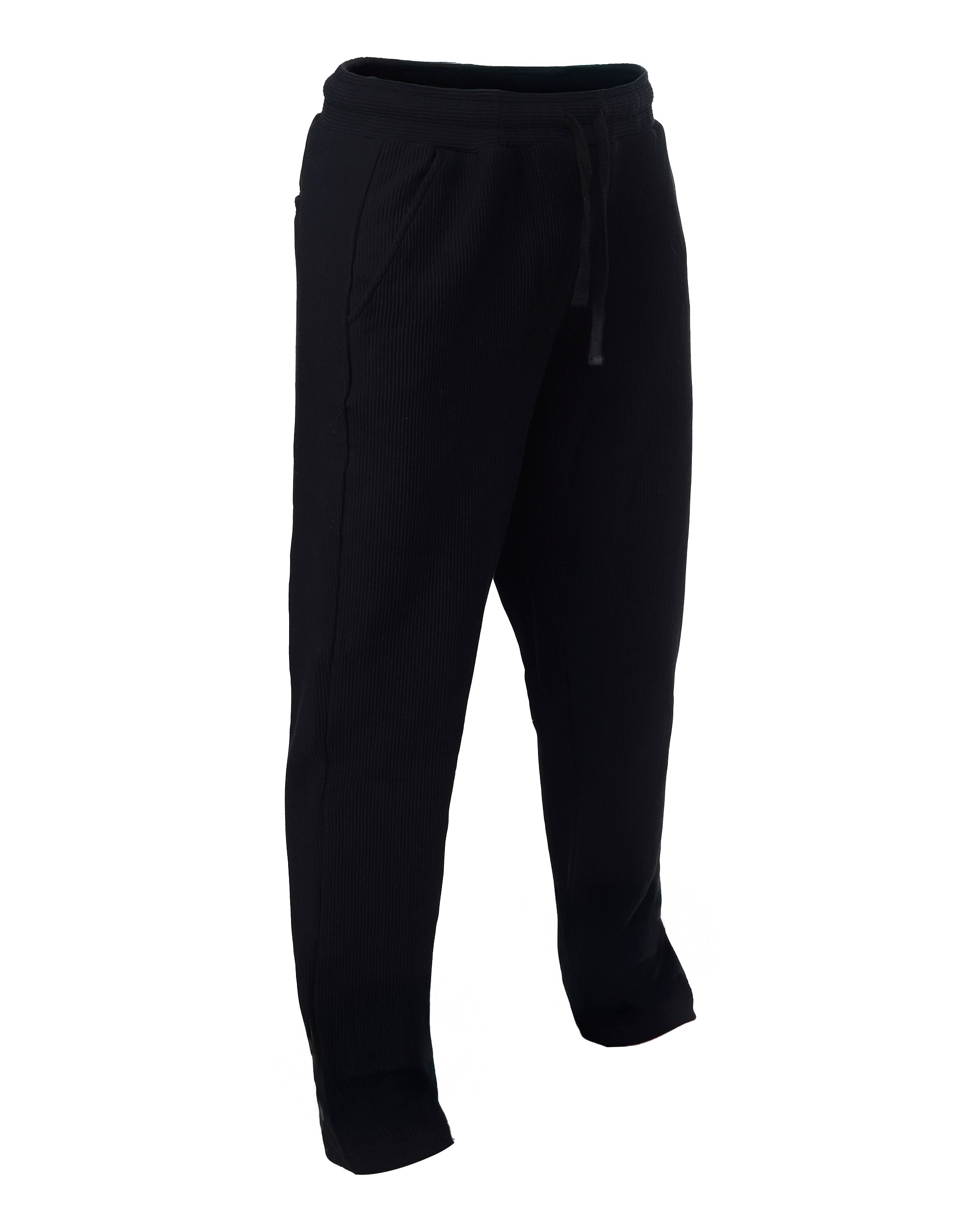 Men's Elastic Waist Sweatpants with Side Pockets and Drawstring Casual Comfort
