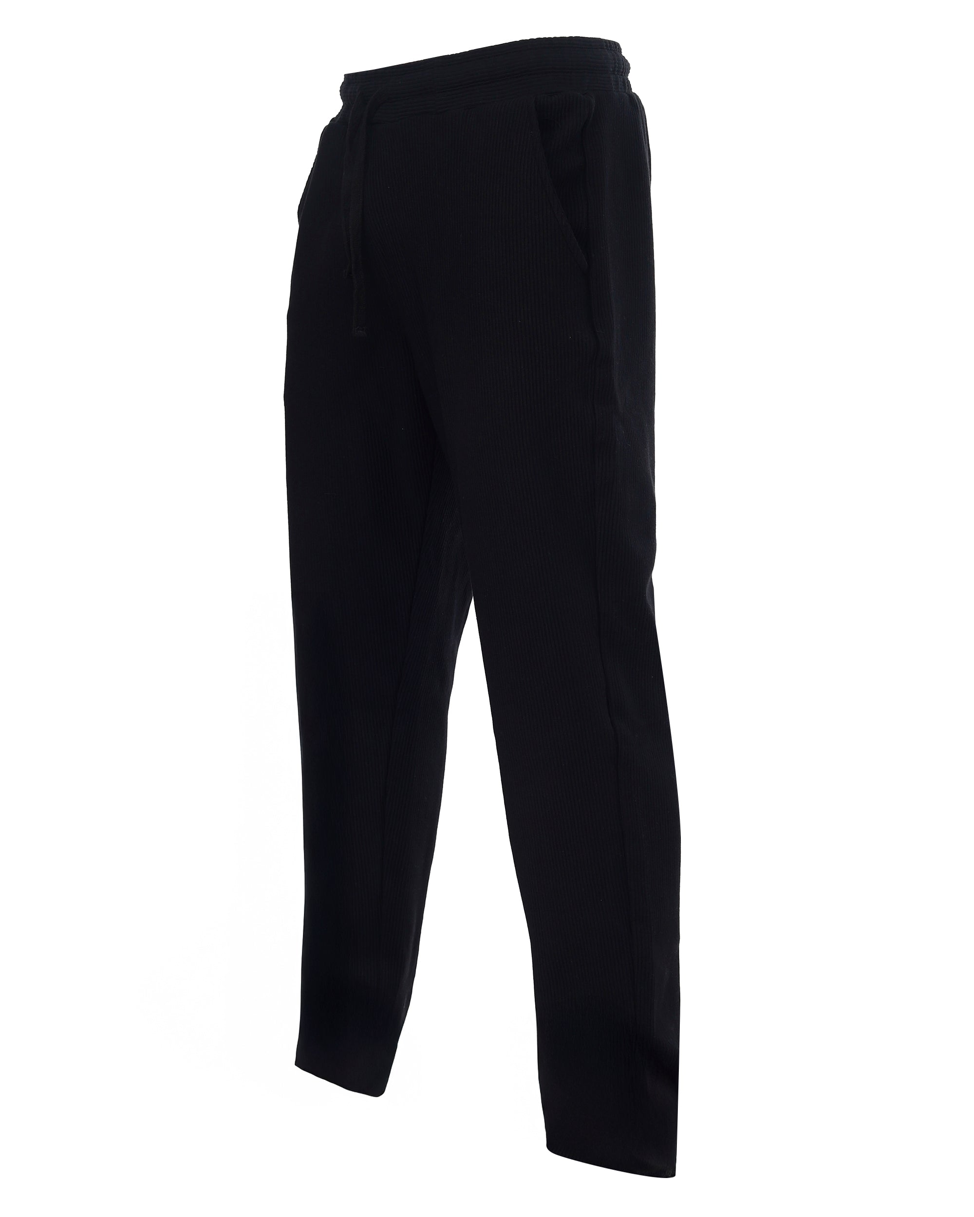 Men's Elastic Waist Sweatpants with Side Pockets and Drawstring Casual Comfort