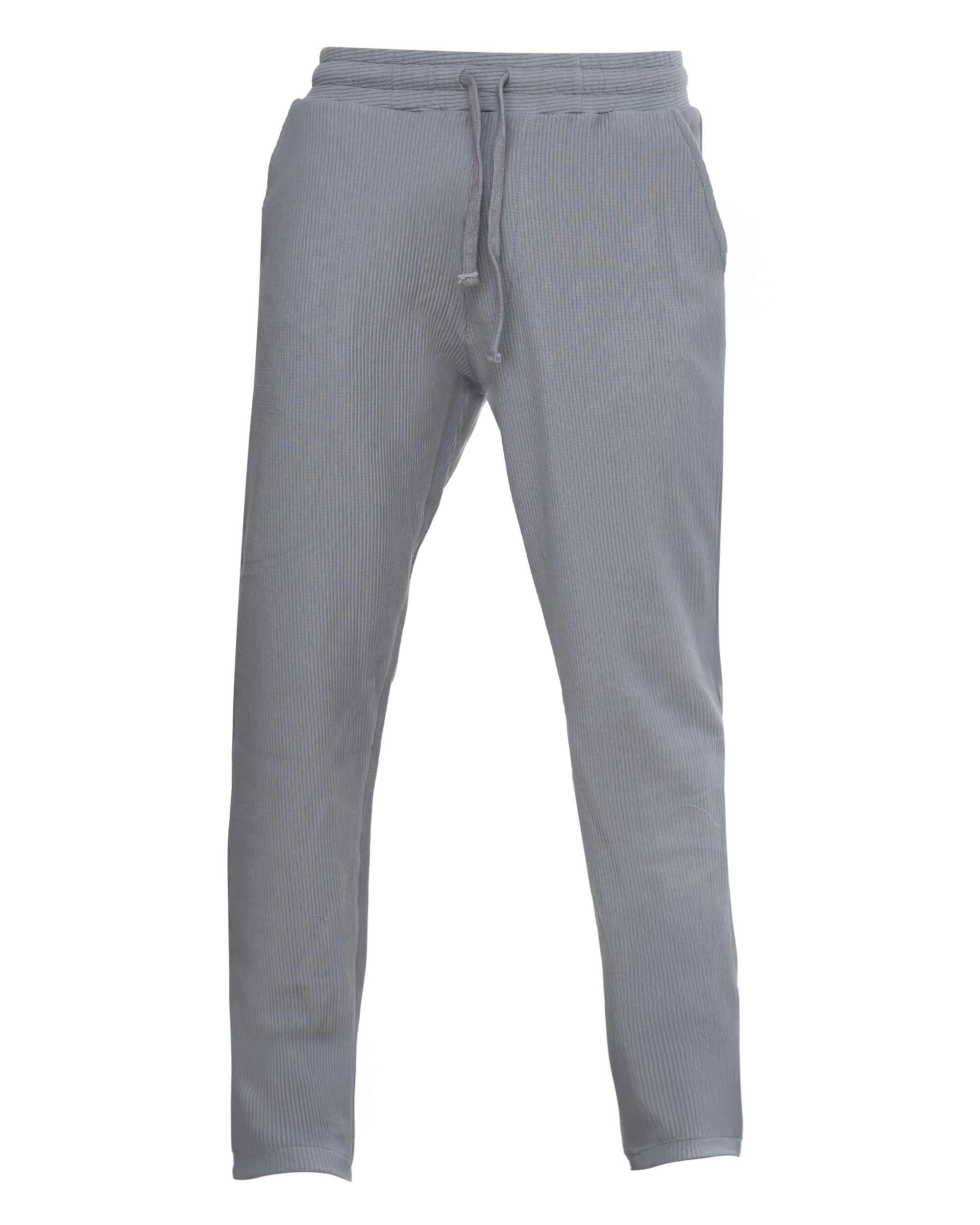 Men's Elastic Waist Sweatpants with Side Pockets and Drawstring Casual Comfort