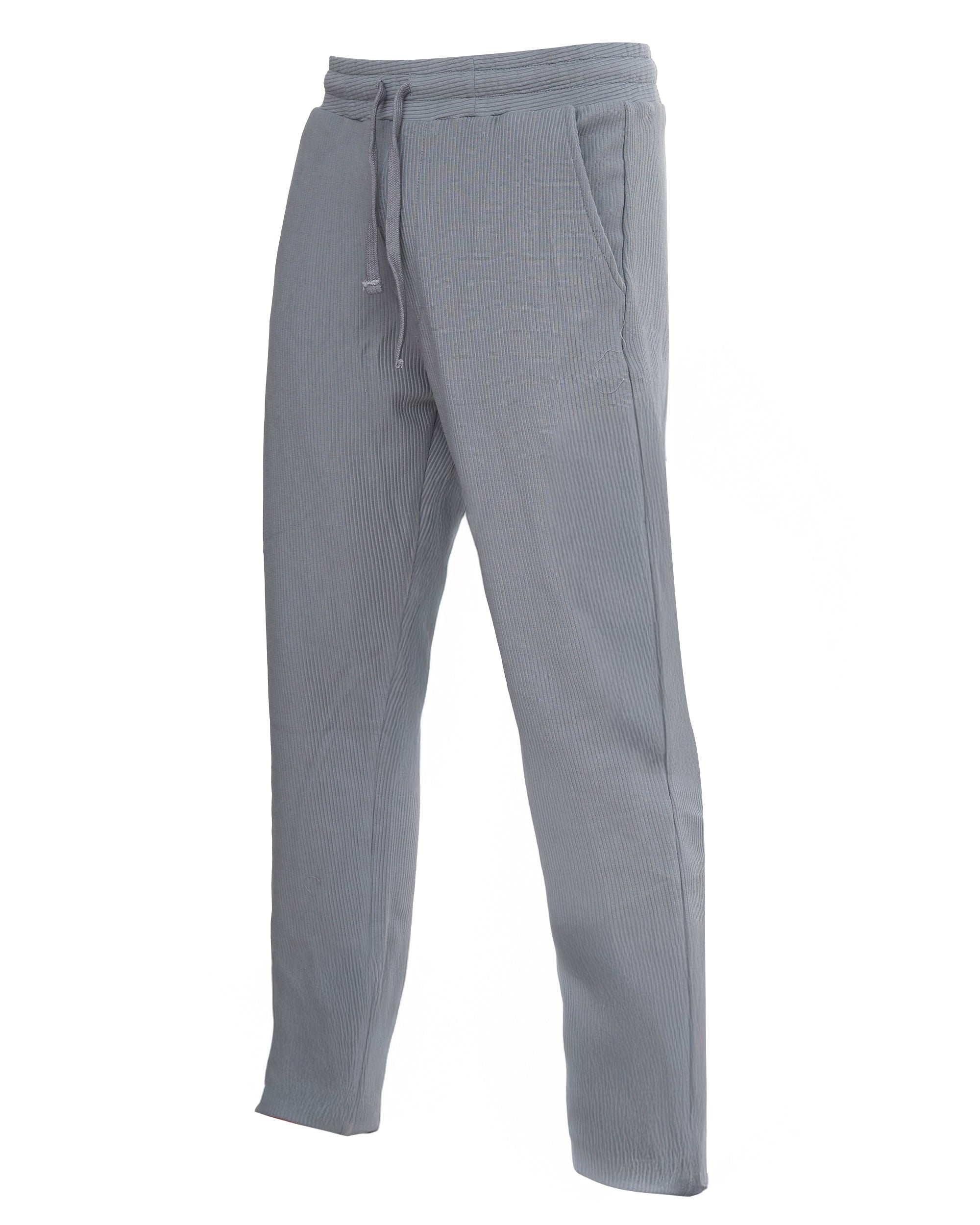 Men's Elastic Waist Sweatpants with Side Pockets and Drawstring Casual Comfort