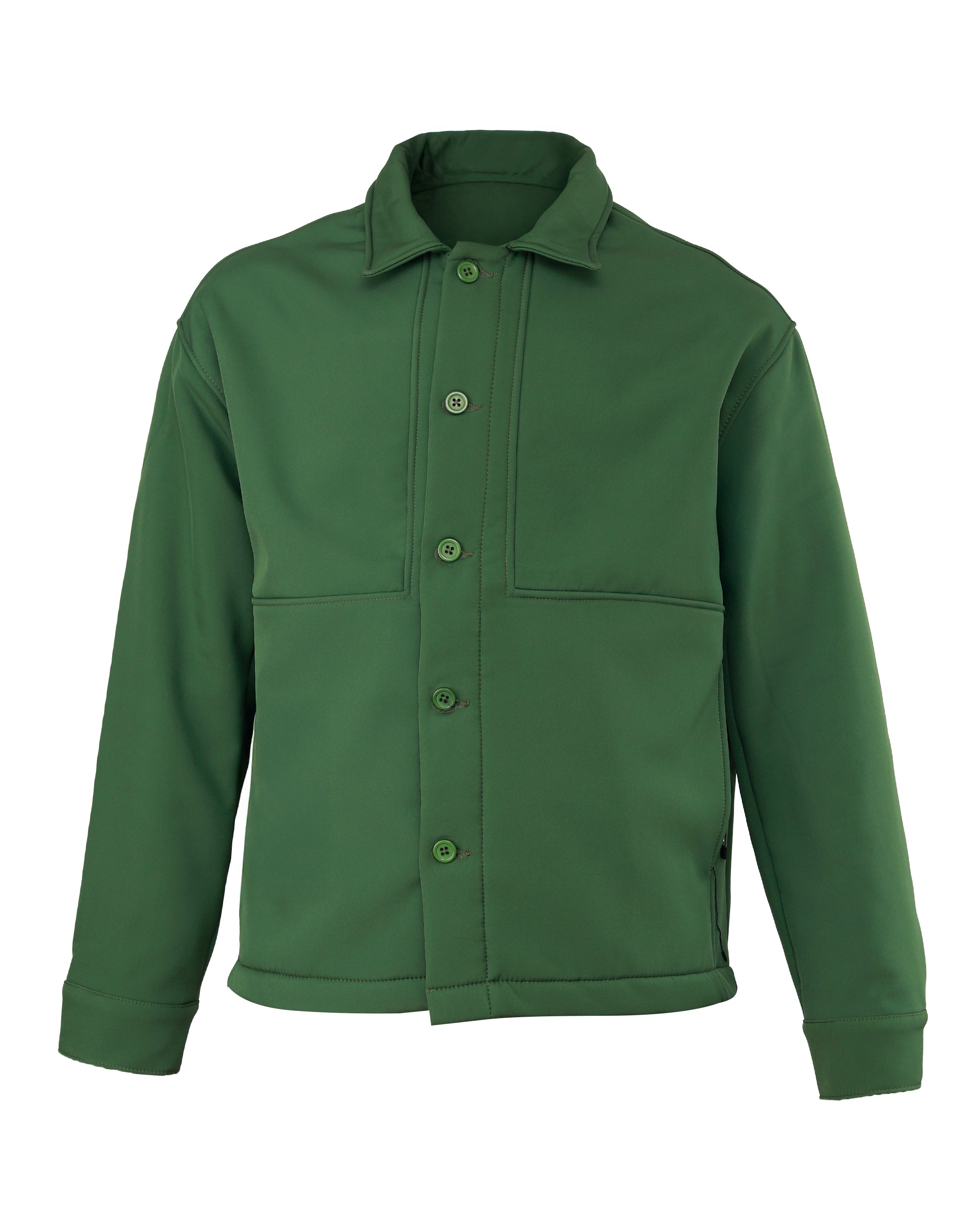 Men's Classic Long Sleeves Button Down Jacket with Front Pockets