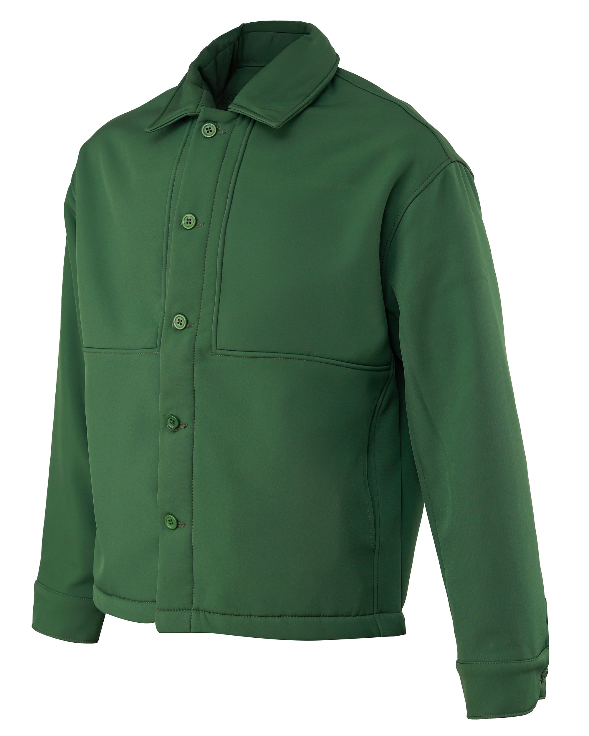 Men's Classic Long Sleeves Button Down Jacket with Front Pockets