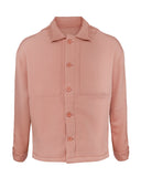 Men's Classic Long Sleeves Button Down Jacket with Front Pockets