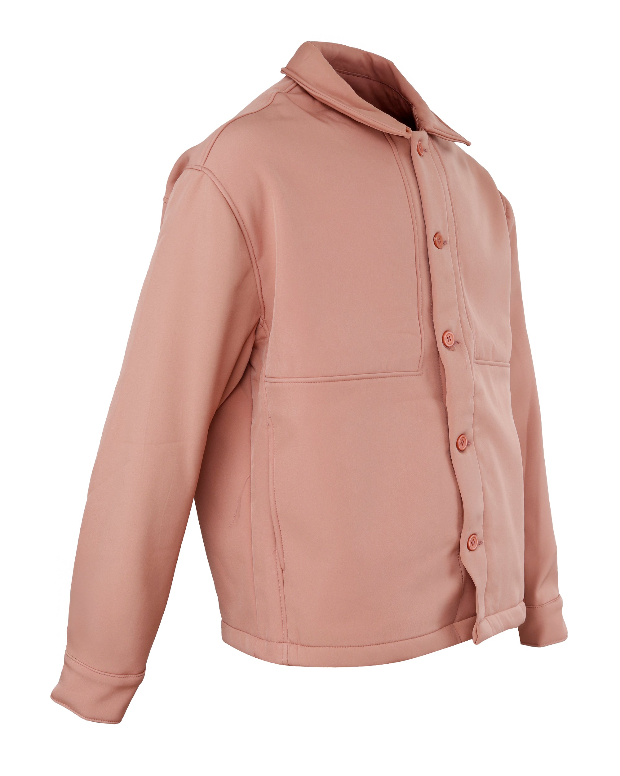 Men's Classic Long Sleeves Button Down Jacket with Front Pockets