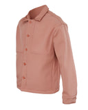 Men's Classic Long Sleeves Button Down Jacket with Front Pockets