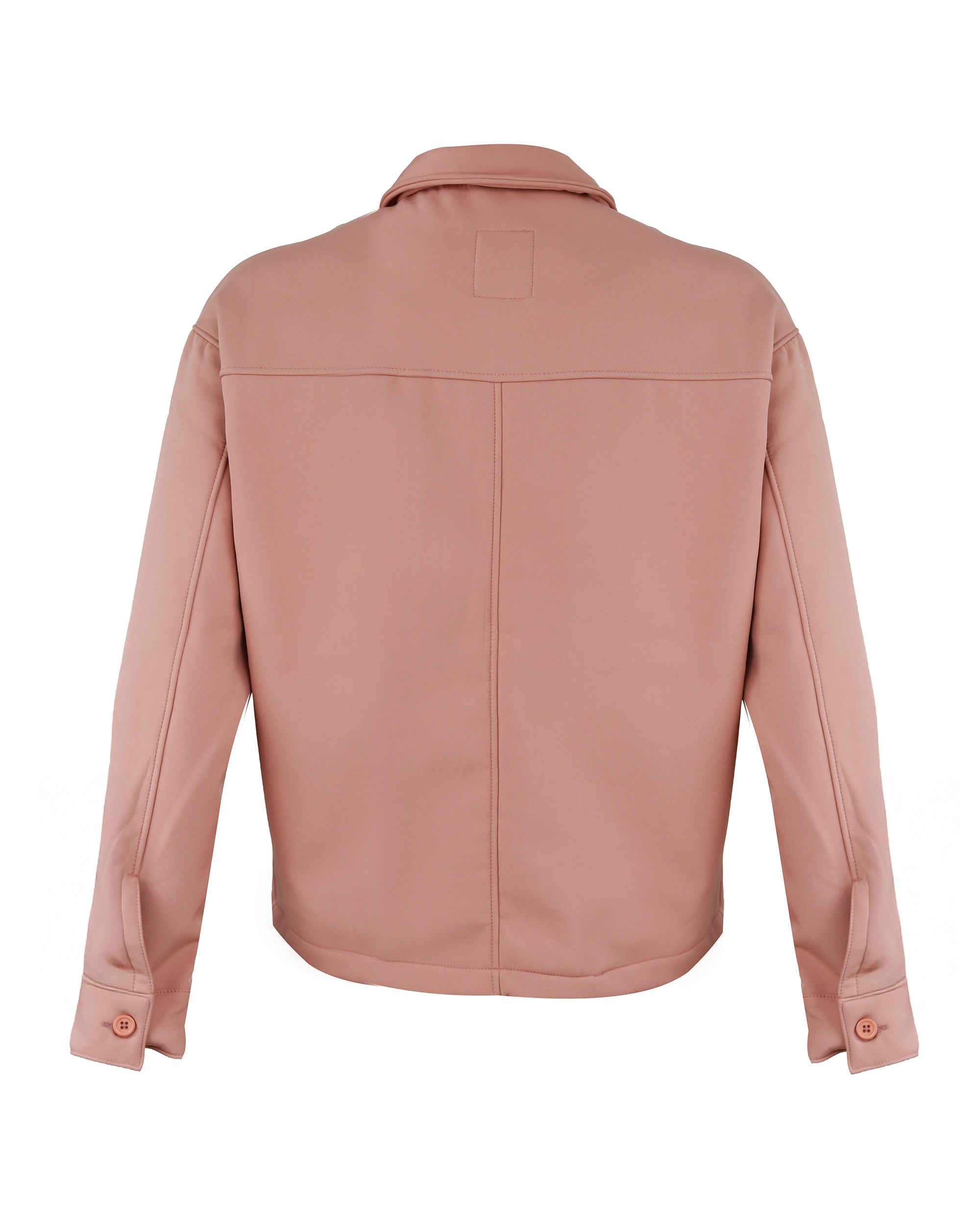 Men's Classic Long Sleeves Button Down Jacket with Front Pockets