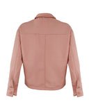 Men's Classic Long Sleeves Button Down Jacket with Front Pockets