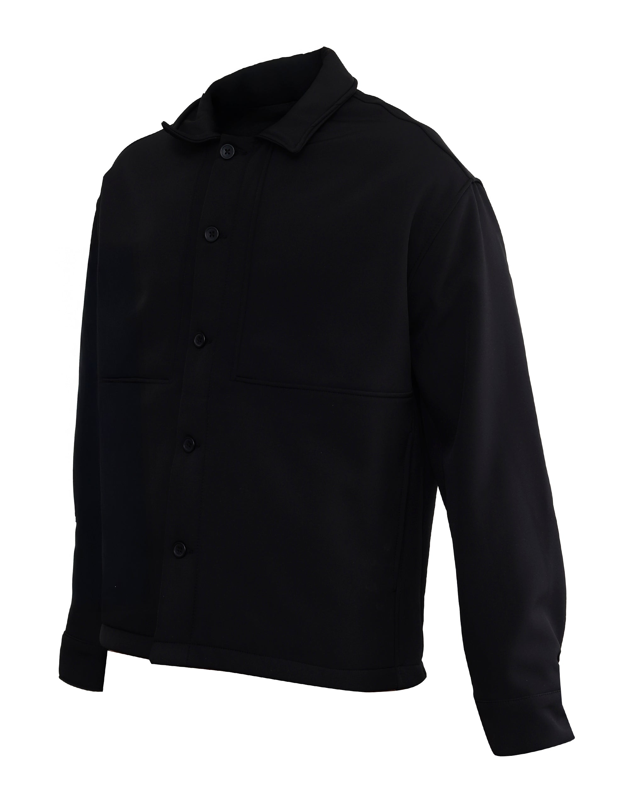 Men's Classic Long Sleeves Button Down Jacket with Front Pockets