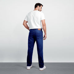 Men's Regular Fit Denim Jeans – Classic Straight Leg Casual Pants