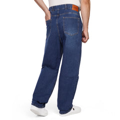 Men's Wide Leg Jeans – Relaxed Fit Denim Pants with Classic 5-Pocket