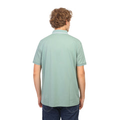 Men’s Polo T-Shirt with Contrast Collar – Casual Half Sleeve Polo
