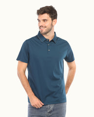 Men’s Polo T-Shirt – Premium Casual Half Sleeve Polo with Contrast Collar