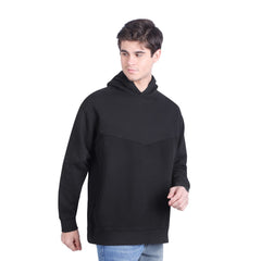 Men’s Plain Hoodie – Soft Cotton Blend Sweatshirt with Kangaroo Pocket, Casual Regular Fit