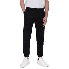 Men S Casual Jogger Pants Elastic Hem Comfortable Cotton Blend
