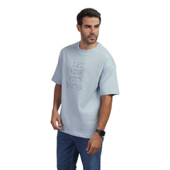 Men's Graphic Cotton T-Shirt – "Let Your Mind Wander" Print | Regular Fit
