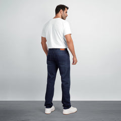 Men's Regular Fit Denim Jeans – Classic Straight Leg Casual Pants