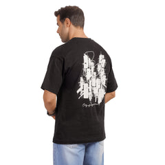 Men's Cotton Graphic Crewneck T-Shirt – "City of Imagination" Print