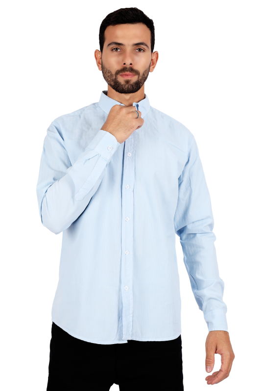 basic shirt|l.blue