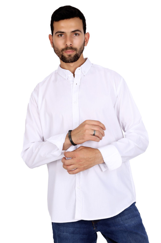 basic(slim)shirt| white