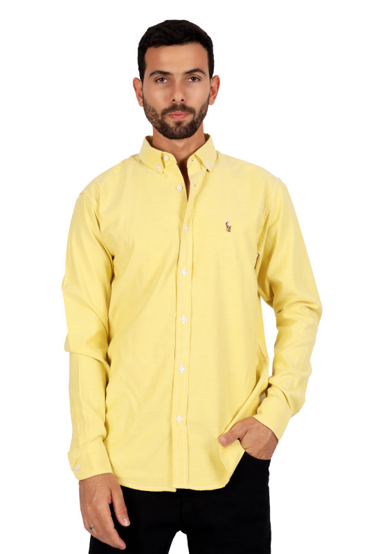 basic(polo ralph)shirt|yellow