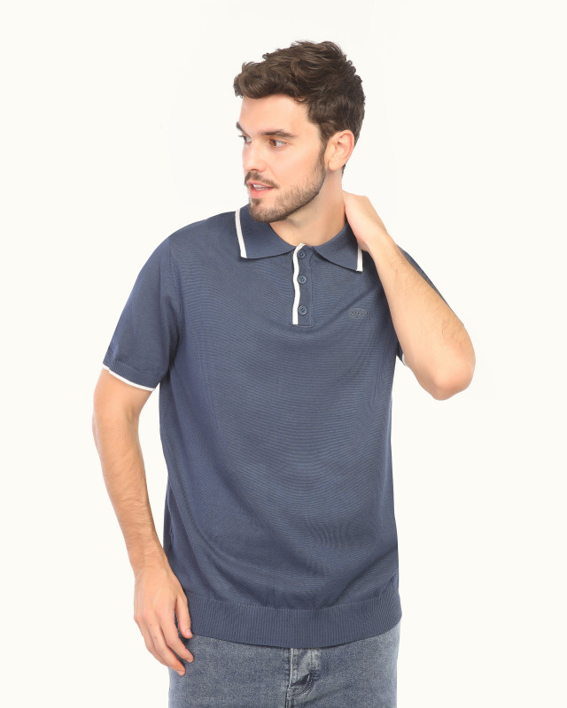 Basic ( BOSS )  Knitwear Polo| indigo