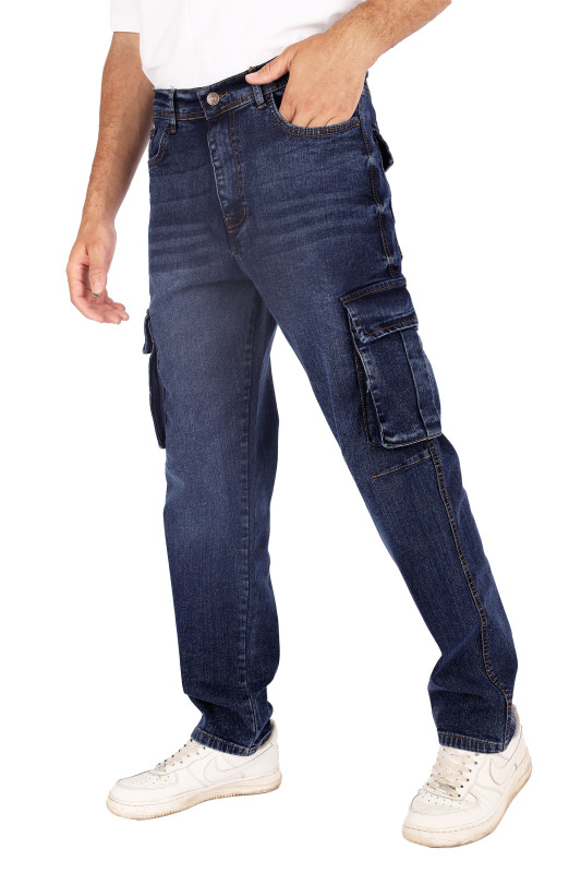 (NSK)cargo jeans| d.blue